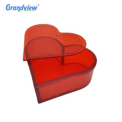 China Custom Heart Shaped Customer Gift Chocolate Materials Logo Small Sweet Candy Luxury Reused Packaging Boxes for sale