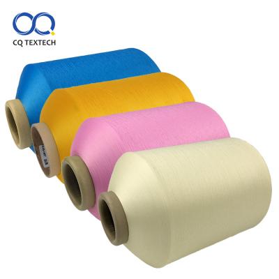 China QC High Tenacity 50D Sustainable Bright 100% Polyester Yarn For Knitting for sale