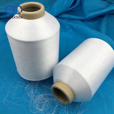 China Anti-bacteria QC Hot Sale 75D/36F Semi Dull Dyed Polyester Twist Yarn For Making Label for sale