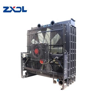 China Radiator for Mitsubishi 2100 KW genset radiator for Mitsubishi S16R2-PTAW genset for sale