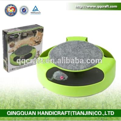 China QQPET viable Turbo Scratcher Cat Toy and Turbo Cat Scratcher and Cat Toy for sale