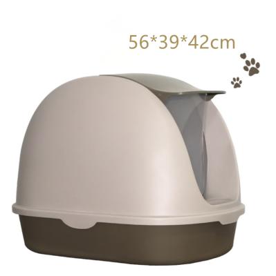 China Aimigou Extra Large Sustainable Cat Litter Box With Scoop Different Colors Cat Litter Box for sale