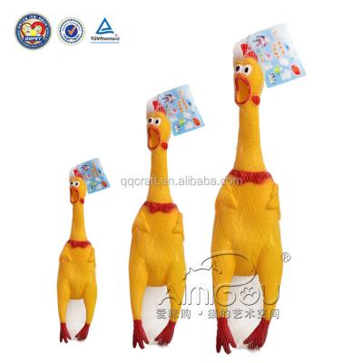 China Viable high quality rubber chicken toy and cheap rubber chicken for dog toy for sale