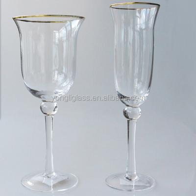 China Home Decoration/Bar Factory Price New Product Gold Cling Crystal Goblet,Christmas Painted Wine Glass,Super Red Wine Glass With Pattern Printing for sale