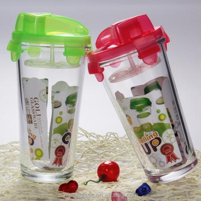 China 2021 Latest Sustainable Products Locking And Locking Glass Cups , Shaker Bottle Glasslock Glassware for sale