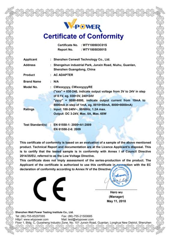 CE - Guangdong Chuangpu Technology Co., Ltd.