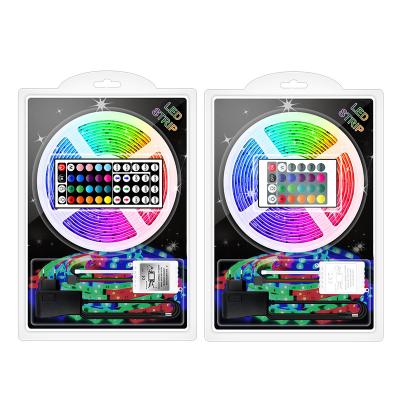 China Warehouse/ Garden Factory Reduced Bedroom Lighting LED Strips Remote Control Easy Install RGB Strips for sale