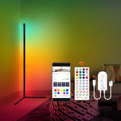 China Good modern interpretation led bracket light corner RGB Nordic minimalist nanoled floor lamp for sale