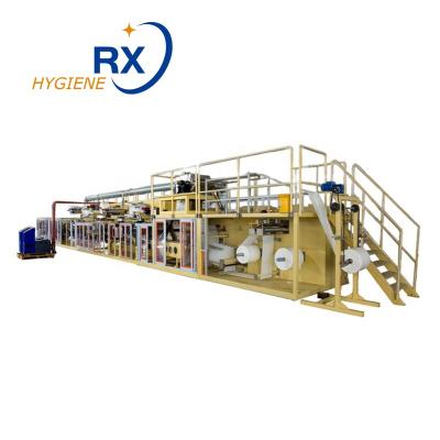 China Factory High Quality Full Servo Control Adult Diaper Making Machine Price Diaper Production Line for sale