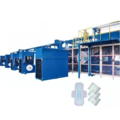 China Full Automatic Full Automatic Servo Ultra Thin Sanitary Napkin Pad Production Making Machinery for sale