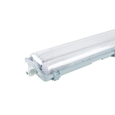 China Warehouse Eslas OEM ODM 2FT 4FT 5FT Length LED T8 Tube IP65 Triproof Light Fixture Dustproof Vaporproof LED Batten Rating for sale