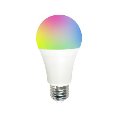 China Wireless Speaker Music Playing Amazon WiFi Smart Bulb 9W E27 E26 B22 RGB Colorful Lamp with Alexa and Google Home for Indoor Lighting for sale