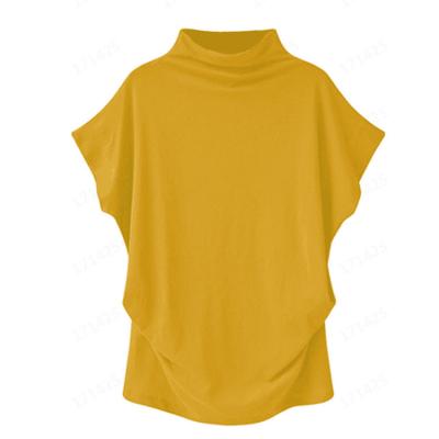 China Direct Selling Regular Women's China T Shirts Turtle Necks Loose T Shirts For Spring Summer for sale