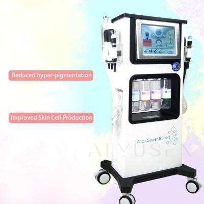 China Beauty Salon Aqua Peel Facial Machine , 7 In 1 RF Hydrafacial Microdermabrasion Machine for sale