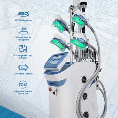 Chine 5 poignées Cryolipolysis amincissant la graisse du corps de ventilation machine gelant 360 degrés à vendre