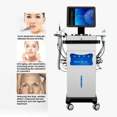 China Multifunktionale Hydrodermabrasion Beruf Anti-Aging Diamant Peeling Injektion Gesichtssauerstoff Schönheitsmittel zu verkaufen