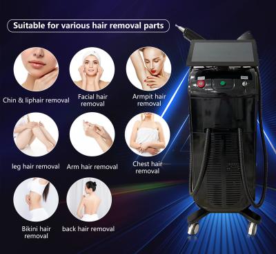 China 1200 W Platinum Laser Hair Removal Machine Titanium Medical Ce Diode Laser Hair Removal Triple Waves Ice 808 nm for sale