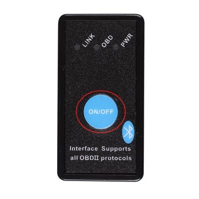 China Universal car best quality elm327 BT mini elm 327 with CAN-BUS power switch auto diagnostic tool for sale