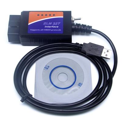 China ALL ELM327 USB FTDI OBD With Switch Car Diagnostic Cable (HS BOX & MS CAN) for sale