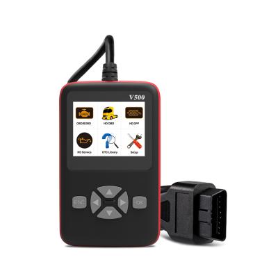 China Truck CREACLE V500 Heavy Duty Heavy Duty Trucks Diesel Engine and OBD+EOBD and CAN Car and Truck Diagnostic Scanner 12v 24v for sale