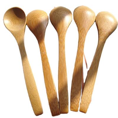 China Sustainable Seasoning Small Bamboo Spoon 13*3cm Style A Variety Of Wooden Spoon Selections For All Kinds Of Restaurants for sale