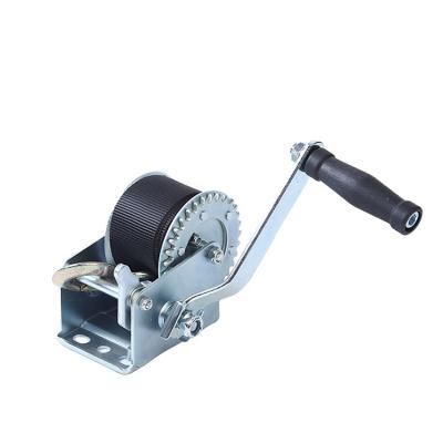 China TON Hand Winch AUTOMATIC Direct Steel Cable Heavy Duty Factory 2 Speed ​​Winch ATV Crank Boat Trailer for sale