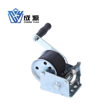 China AUTO Hot Sale Portable Warehousing And Logistics Wire Rope Brake Hand Winch For Lifting for sale