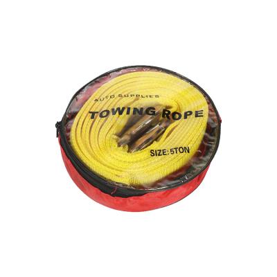 China Tow Car Factory Truck Tow Bungee Tow Strap Heavy Duty Direct Rescue Towing Rope Bungee Rope With Hooks for sale