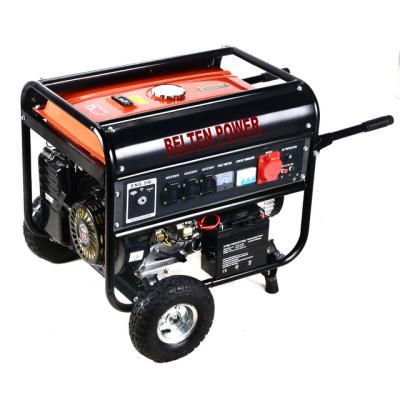 China Standby Power Rated Power 6kw 12vdc 380V 16HP Engine With Electric Wheels Gasoline Start Diesel Generator Type for sale