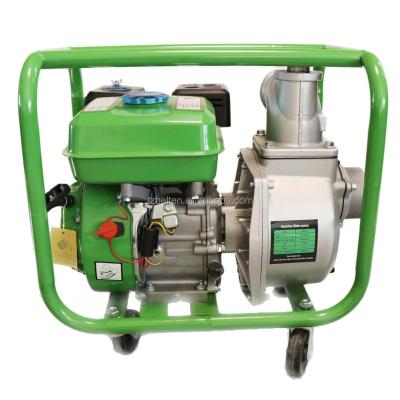 China BELTEN MARITIME POWER WP30 6.5hp 196cc gasoline engine plastic connecting 4 to 3inch wheels gasoline water pump CE OEM color for sale