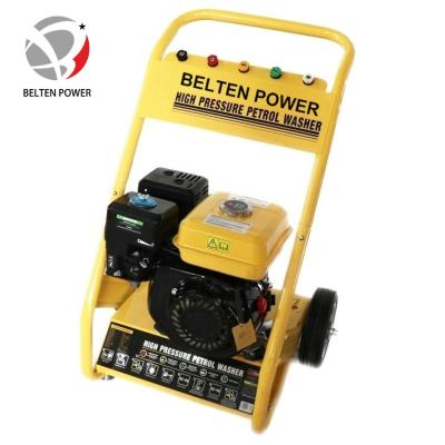 China BELTEN HOTELS POWER 150bar 2200psi 5.5hp/6.5hp CE OEM Gasoline Seal High Pressure Gasoline Cleaning Equipment Car Washing Machine for sale