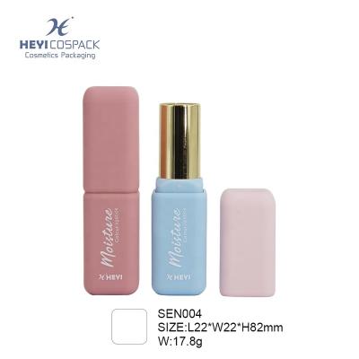 China New Fashion Cosmetics Lipstick Tube Bottle Self-design Square Color Lipstick Case for sale