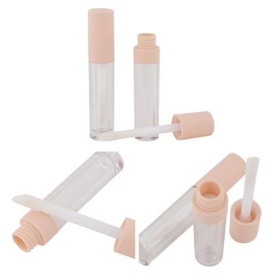 China Cosmetics Custom Round Empty Plastic Rose Brush Big Lip Gloss Container Case Tube for sale