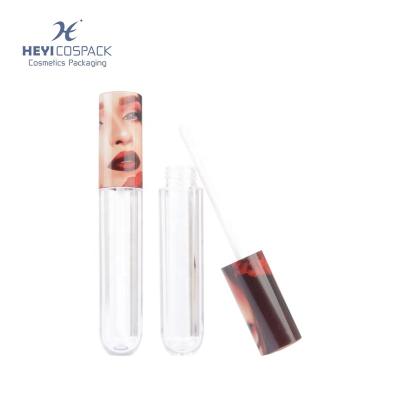 China High Quality Cosmetic Packaging Container Case Lip Gloss Bottle Empty Plastic Clear Tube for sale