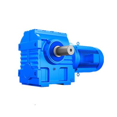 China Building Material Stores AOKMAN 22kW Right Angle Gearbox S Series Helical Motor for sale