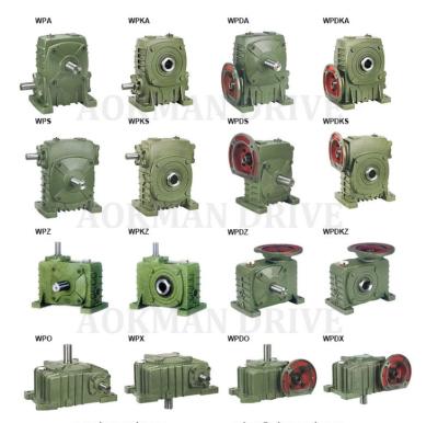 China Machinery Repair Shops WP Series Worm Gearbox Reduction Gear Motor For Food Packing Machine for sale