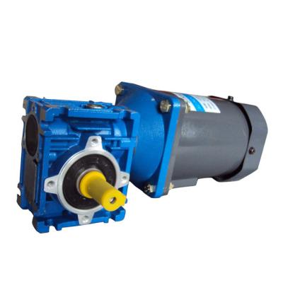 China food & Beverage Factory AOKMAN DRV 12v 350w Right Angle DC Worm Gear Motor Reductor for sale