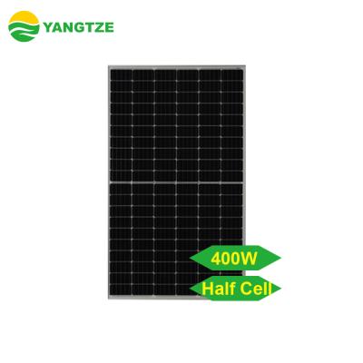 China New Product 500w 420w 400w 390w Solar System Mono Yangtze Half Cell Solar Panel for sale