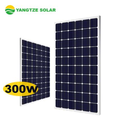 China Free Shipping Solar System Solar Cells Monocrystalline Solar Panel Yangtze 300w 310w 320w for sale