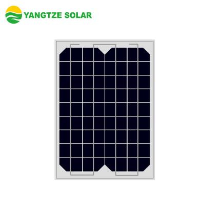 China Free Shipping Solar System Yangtze Kiang 12v 10w Solar Panel for sale