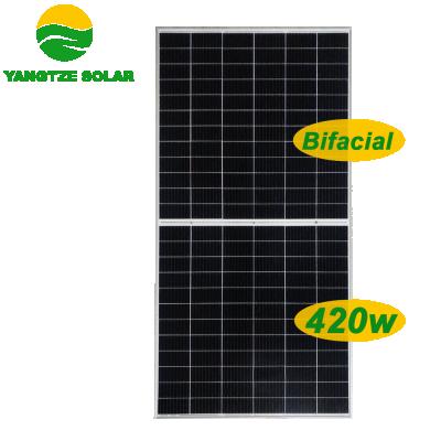 China Bifacial Bifacial Solar Panel System Bifacial Solar144 Cells 380w 390w 400w 410w 420w Home Yangtze Solar144 for sale