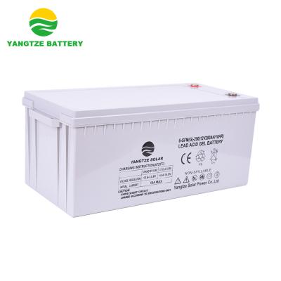 China Free Solar System Maintenance Gel Battery 12v 200ah Saltwater Battery for sale