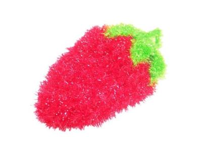 China New Viable Cleaning Cloth Dish Wash Cloth Strawberry Cleaning Pad for sale