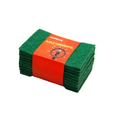 China Sustainable Dish Cleaning Scouring Pad With Different Color Kitchen Cleaning Scouring Pad for sale