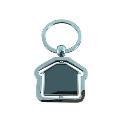 China Chamber Luxury Blank Custom Metal Enamel Logo Car Keychain Accessories Souvenir Sublimation Key Chain Chain for sale