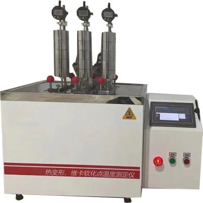 China Automatic Needle Vicats Apparatus Vicat Softening Point Heat Distortion Testing Machine for sale