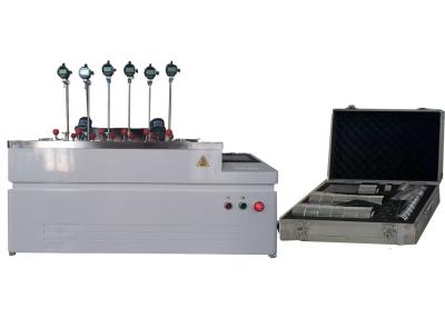 China Six frame thermal deformation temperature Vicat softening point temperature tester for plastic for sale