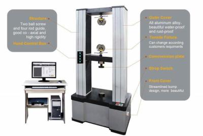 China Belt Stretch Electronic Universal Testing Machine XWW-100KN 100kn Max Force for sale