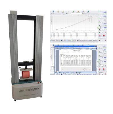 China Computerized Ring Pipe Stiffness Testing Machine Standard Iso 9969 Iso 5893 Astm D638 for sale