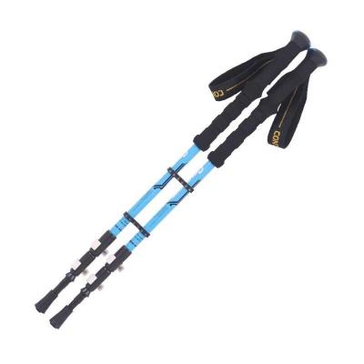 China Custom Hot Sale Sports Logo Adjustable Climbing Trekking Retractable Pole for sale